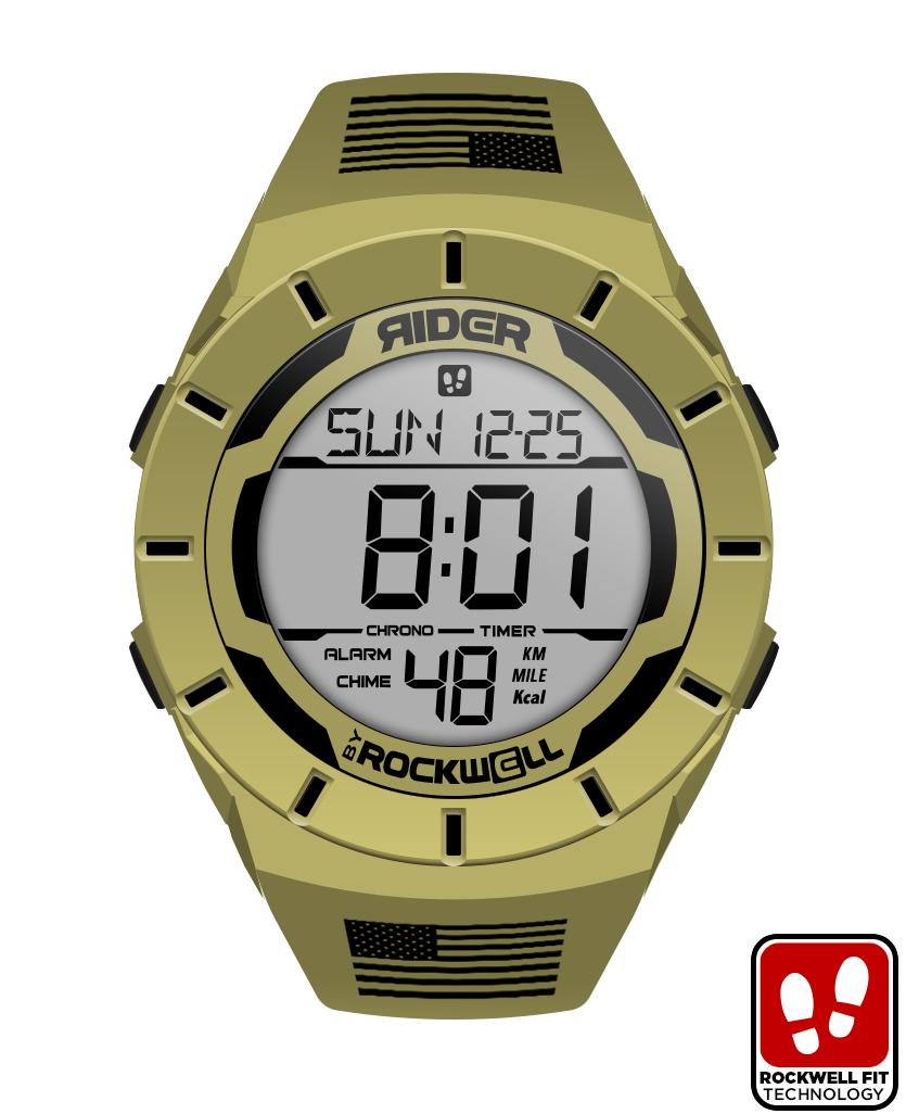 Coliseum Fit™ Freedom Edition (Coyote Tan/Black) Watch by MyHackerTech