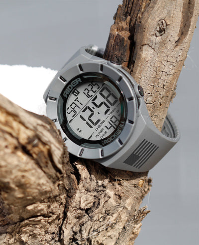 Coliseum Fit™ Freedom Edition (Gray/Black) Watch by MyHackerTech