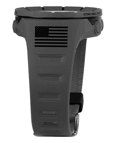 Coliseum Fit™ Freedom Edition (Gray/Black) Watch by MyHackerTech