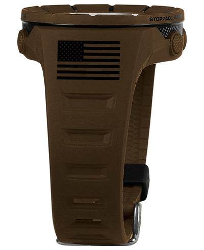 Coliseum Fit™ - Freedom Edition (Gunstock Brown/Black) Watch by MyHackerTech