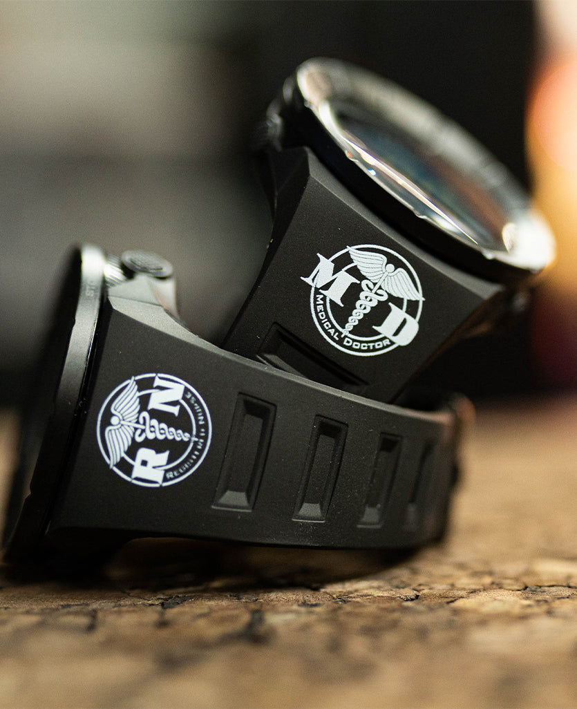 Coliseum Fit™ Medical Doctor Edition (Phantom Black) Watch by MyHackerTech