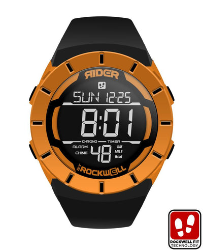 Coliseum Fit™ Mix Up Edition (Orange/Black) Watch by MyHackerTech