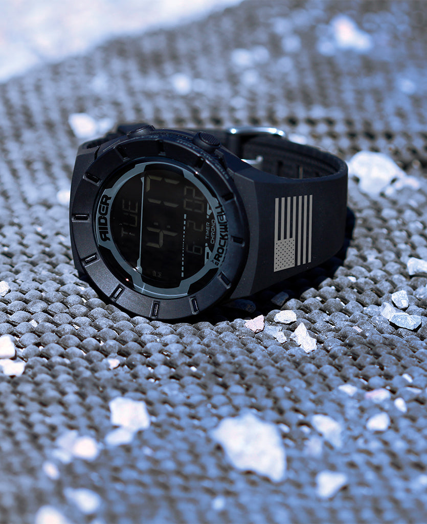 Coliseum Fit™ Freedom Edition (Phantom Black) Watch by MyHackerTech