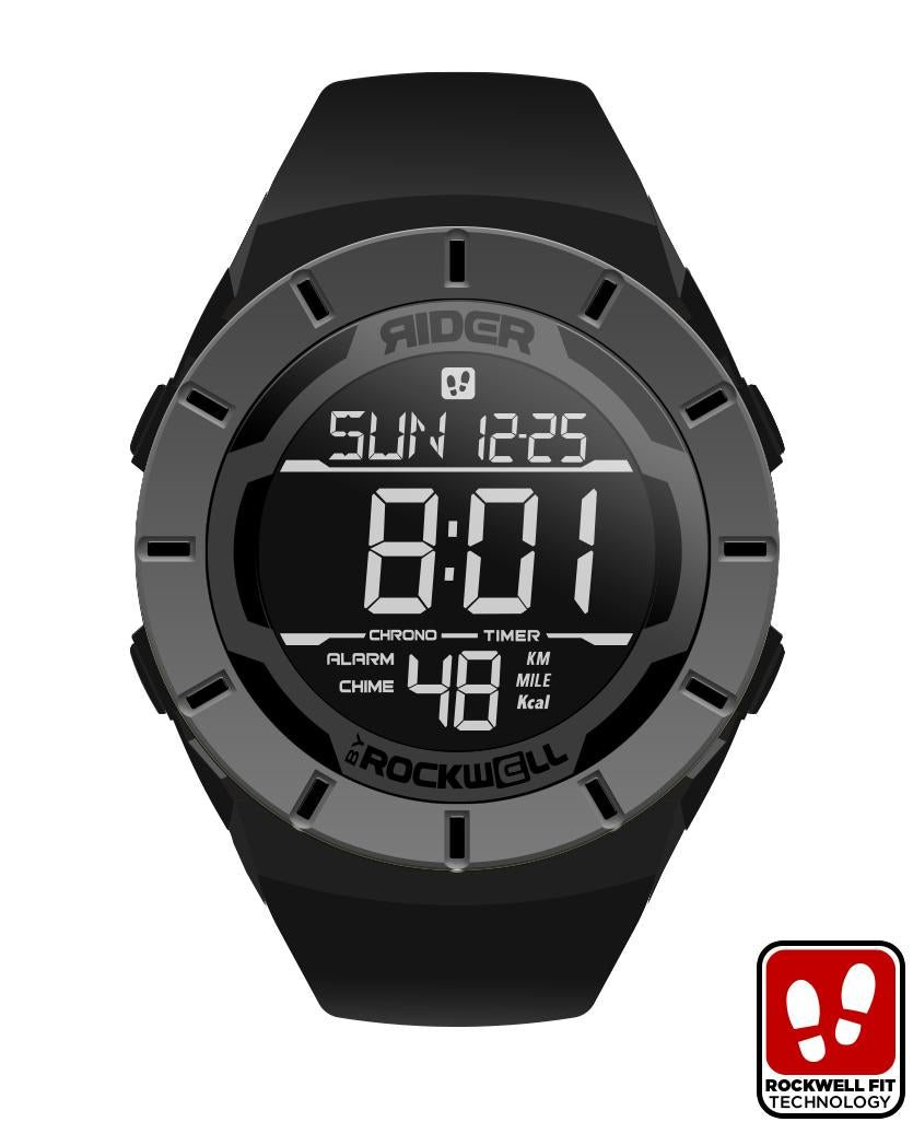 Coliseum Fit™ Halo Edition (Black/ Grey) Watch by MyHackerTech