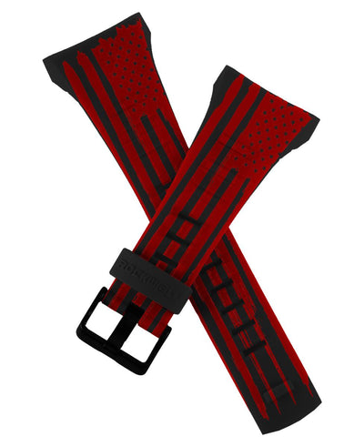Coliseum Fit™ Assault - Red Edition (Phantom Black) Watch by MyHackerTech