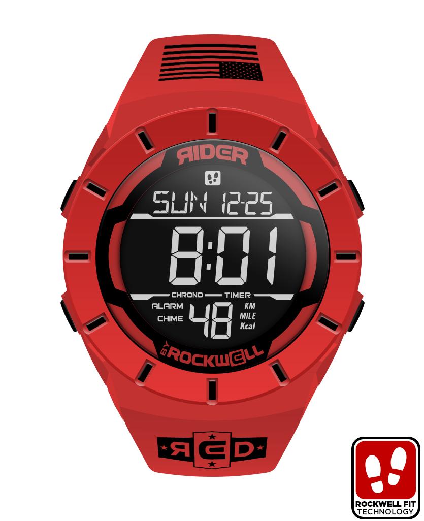 Coliseum Fit™ R.E.D. Edition (Red/Black) Watch by MyHackerTech