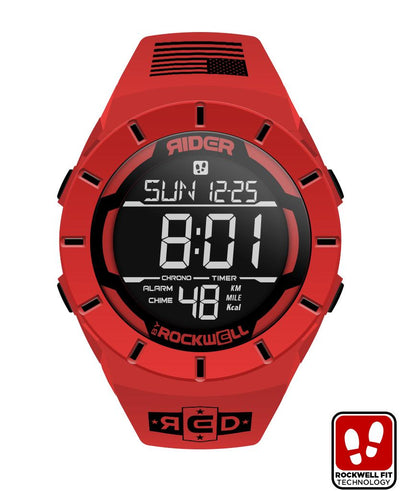 Coliseum Fit™ R.E.D. Edition (Red/Black) Watch by MyHackerTech