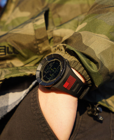 Coliseum Fit™ R.E.D. Edition (Phantom Black) Watch by MyHackerTech