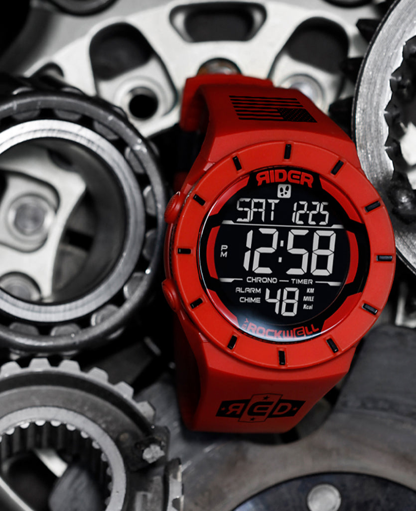 Coliseum Fit™ R.E.D. Edition (Red/Black) Watch by MyHackerTech