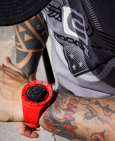 Coliseum Fit™ (Red/Black) Watch by MyHackerTech