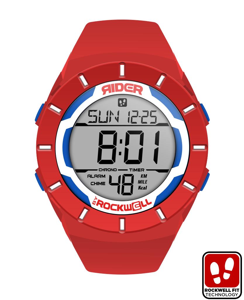 Coliseum Fit™ (Red/White/Blue) Watch by MyHackerTech
