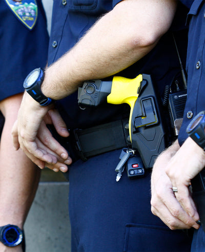 Coliseum Fit™ Police Edition (Black/Blue) Watch by MyHackerTech