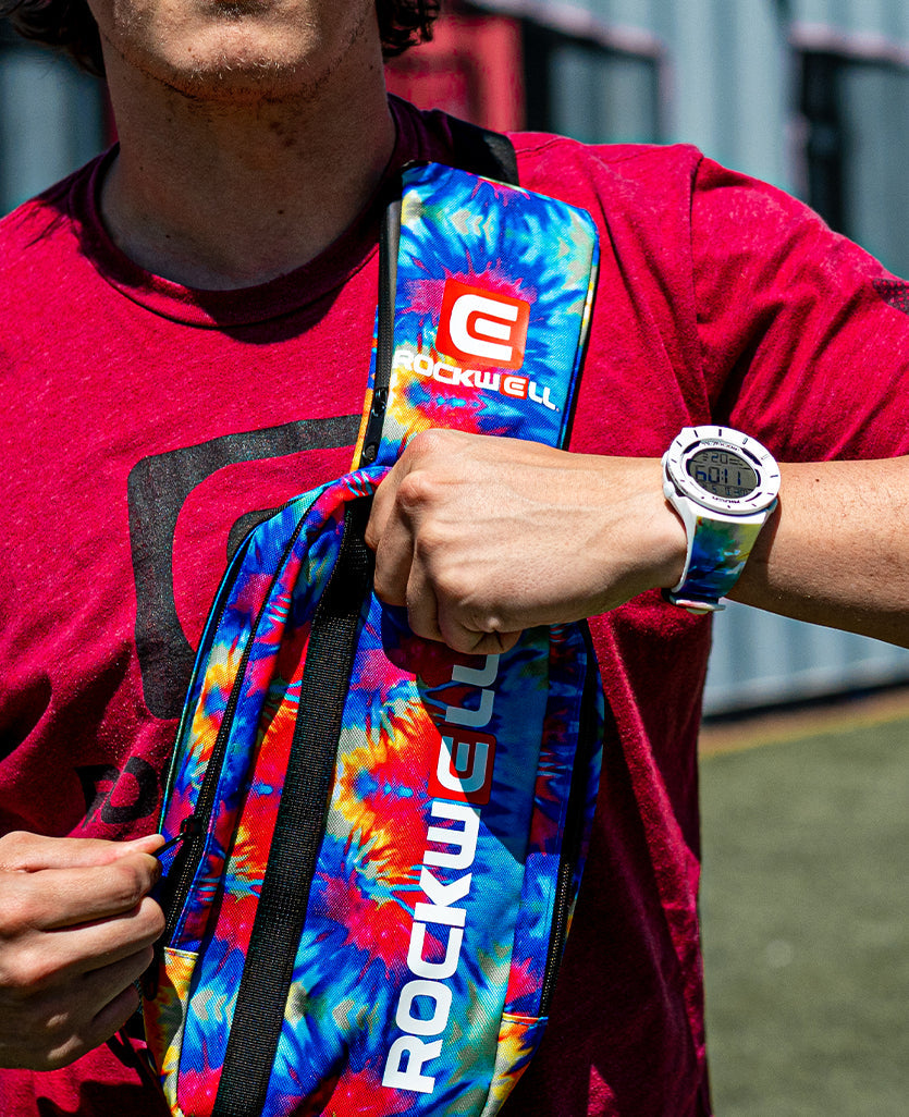 Coliseum Fit™ Samadelic Tie-Dye Edition (White/Black) Watch by MyHackerTech
