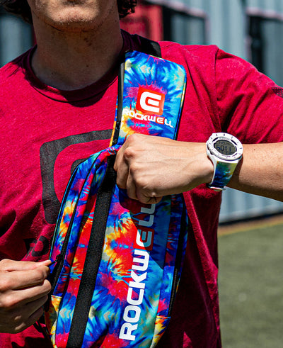 Coliseum Fit™ Samadelic Tie-Dye Edition (White/Black) Watch by MyHackerTech