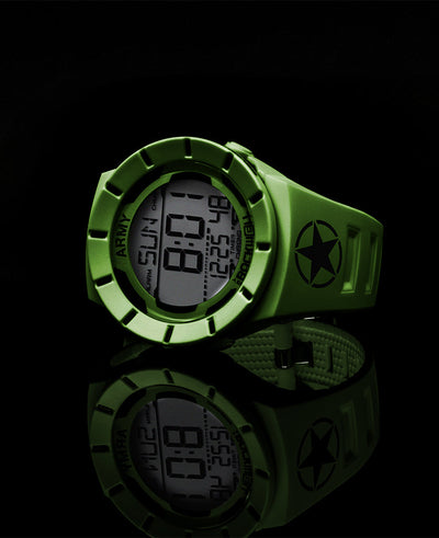 Coliseum Army Edition (OD Green/Black) Watch by MyHackerTech