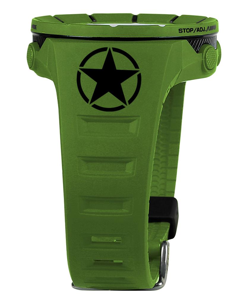 Coliseum Army Edition (OD Green/Black) Watch by MyHackerTech