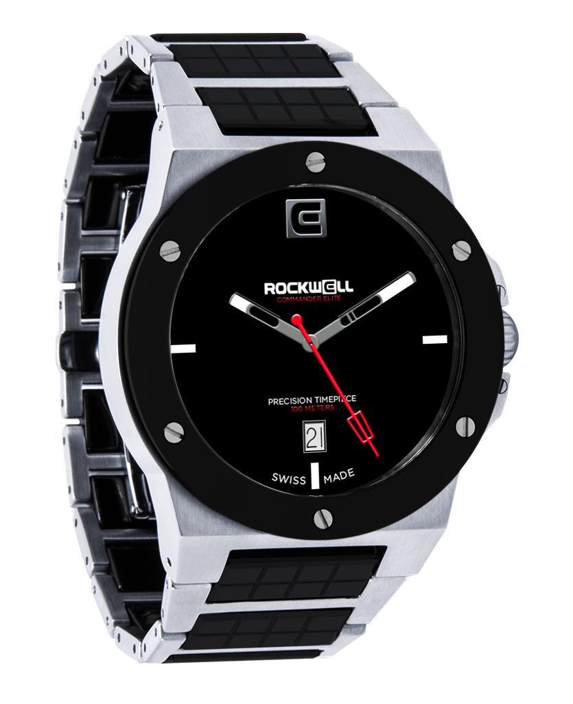 Commander Elite Tier 1 Edition (Silver/Black Ceramic) Watch by MyHackerTech