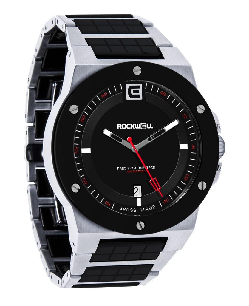 Commander Elite Tier 2 Edition (Silver/Black Ceramic) Watch by MyHackerTech