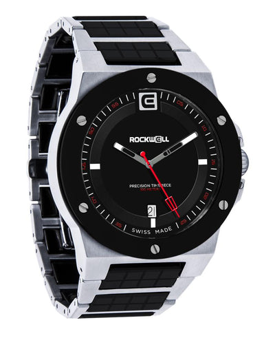 Commander Elite Tier 2 Edition (Silver/Black Ceramic) Watch by MyHackerTech