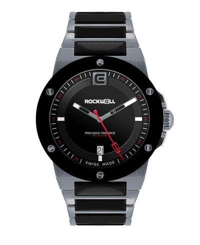 Commander Elite Tier 2 Edition (Silver/Black Ceramic) Watch by MyHackerTech