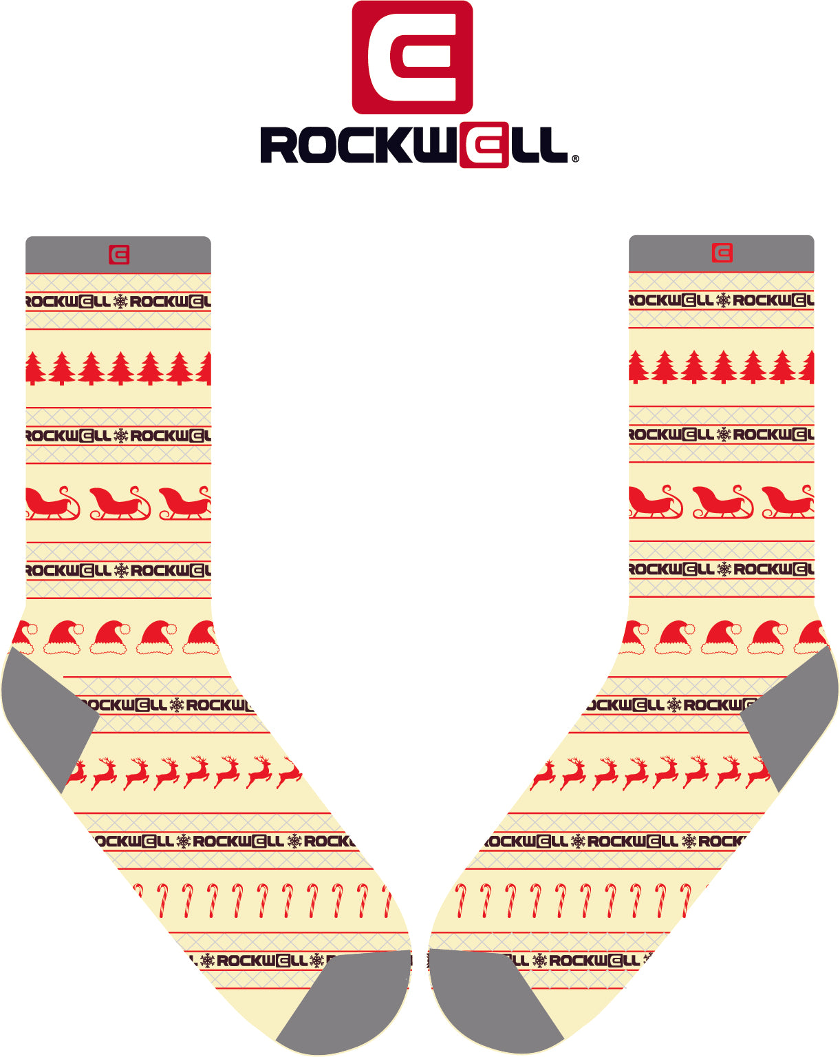 Crew Socks - Ugly Sweater Christmas by MyHackerTech