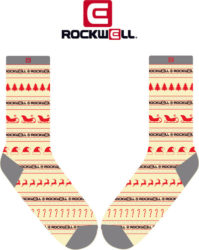 Crew Socks - Ugly Sweater Christmas by MyHackerTech