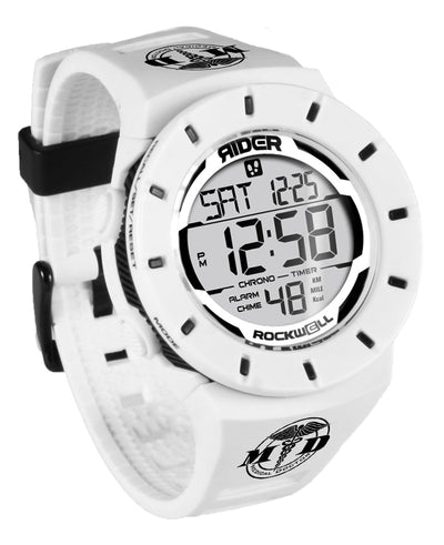 Coliseum Fit™ Forum - MD Edition (White/Black) Watch by MyHackerTech
