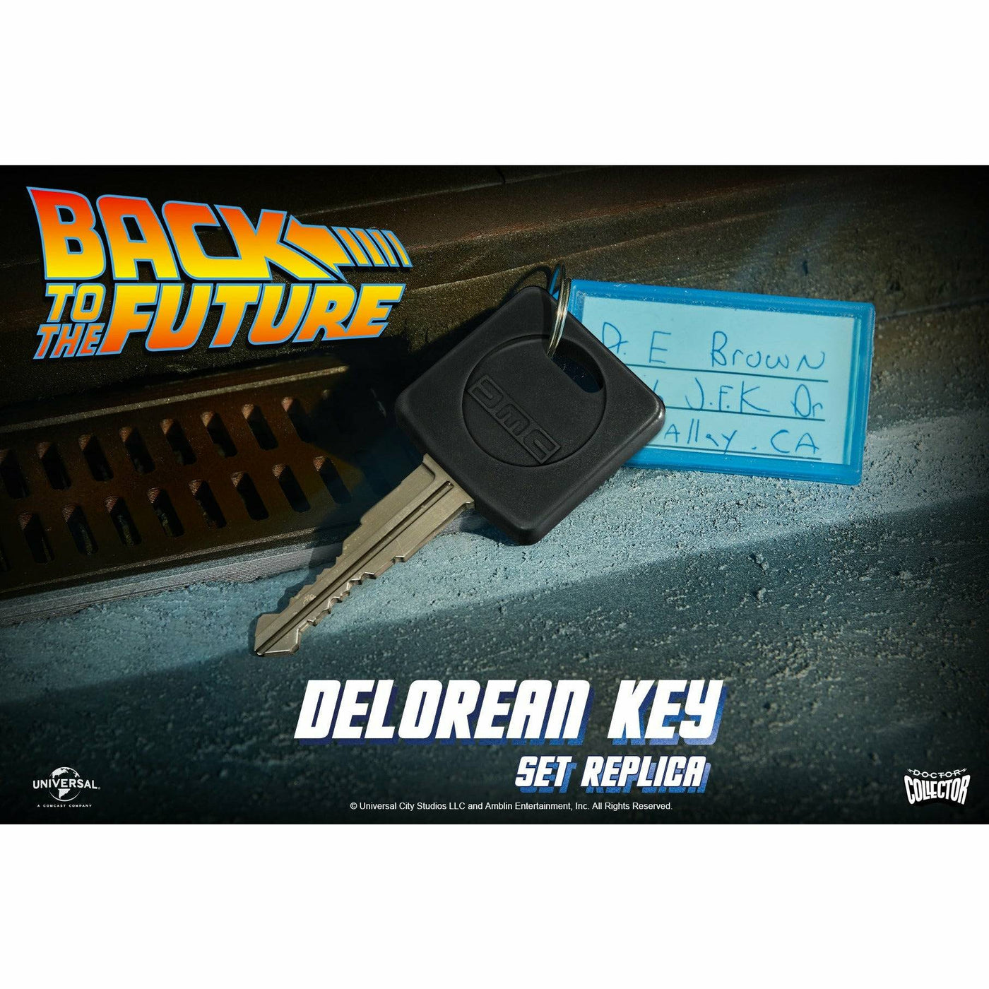 Back to the Future DeLorean Key Set Replica by MyHackerTech
