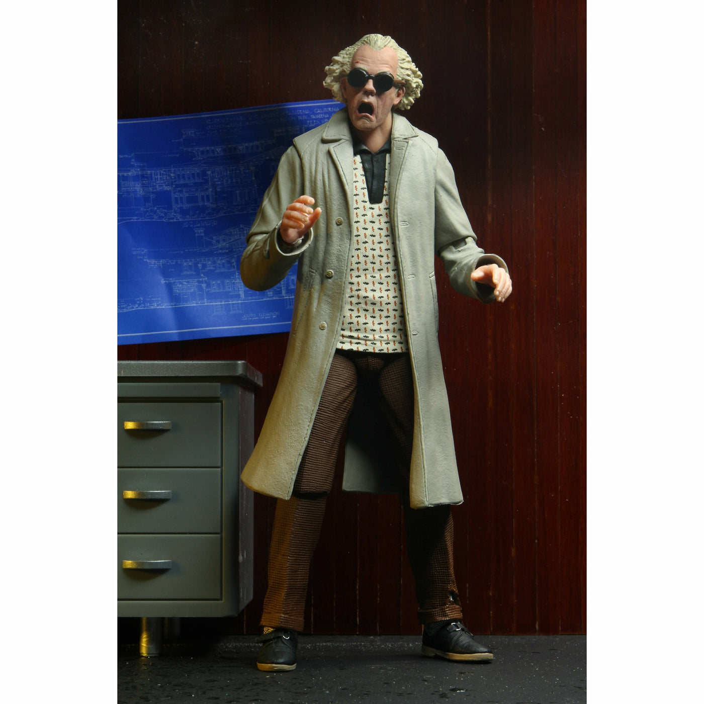 NECA Back to the Future 7" Scale Action Figure - Ultimate Doc Brown (1955) by MyHackerTech
