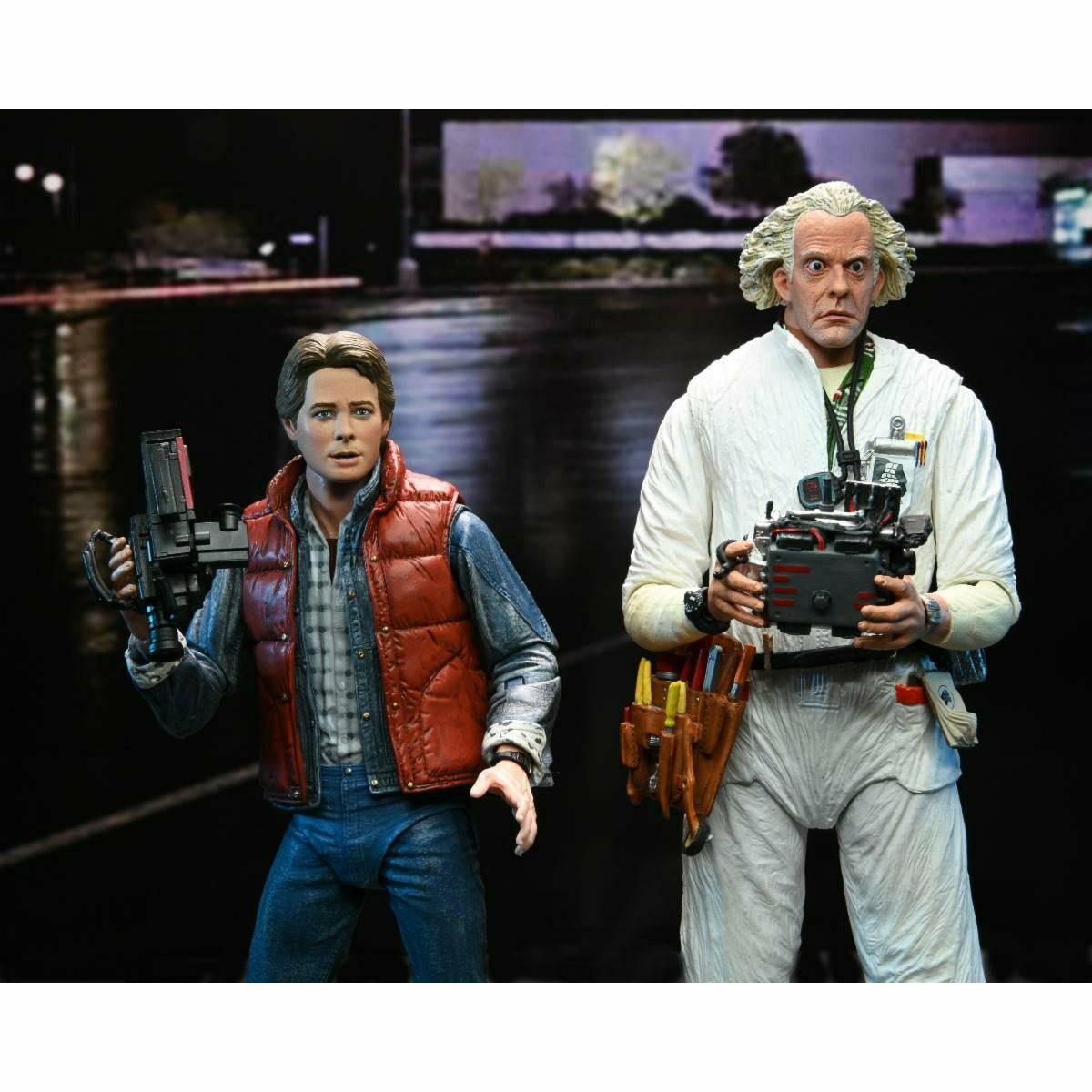 NECA Back to the Future 7" Scale Action Figure - Ultimate Doc Brown (1985 "Hazmat Suit") by MyHackerTech