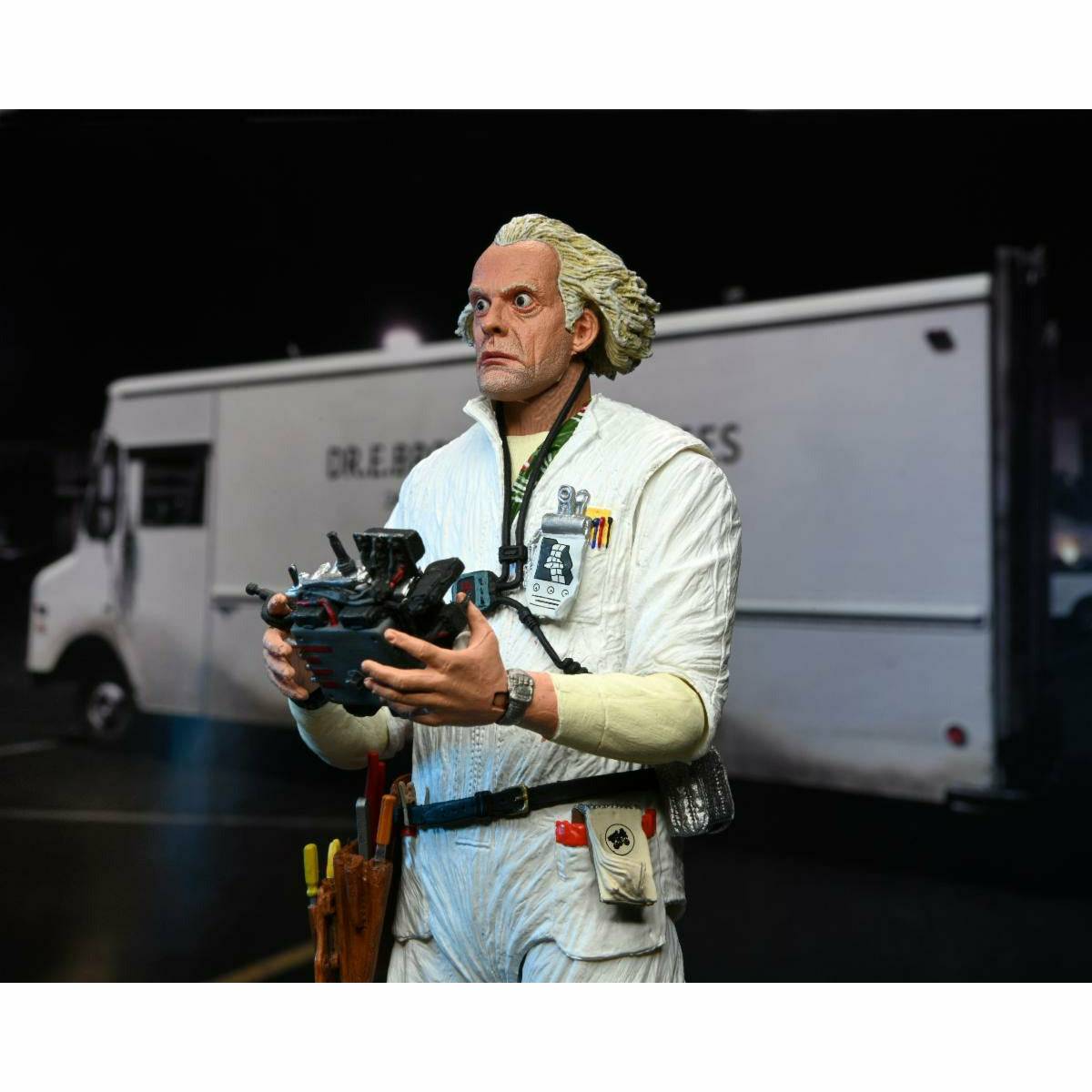 NECA Back to the Future 7" Scale Action Figure - Ultimate Doc Brown (1985 "Hazmat Suit") by MyHackerTech