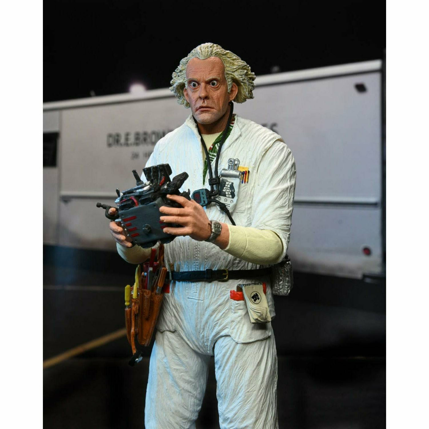 NECA Back to the Future 7" Scale Action Figure - Ultimate Doc Brown (1985 "Hazmat Suit") by MyHackerTech
