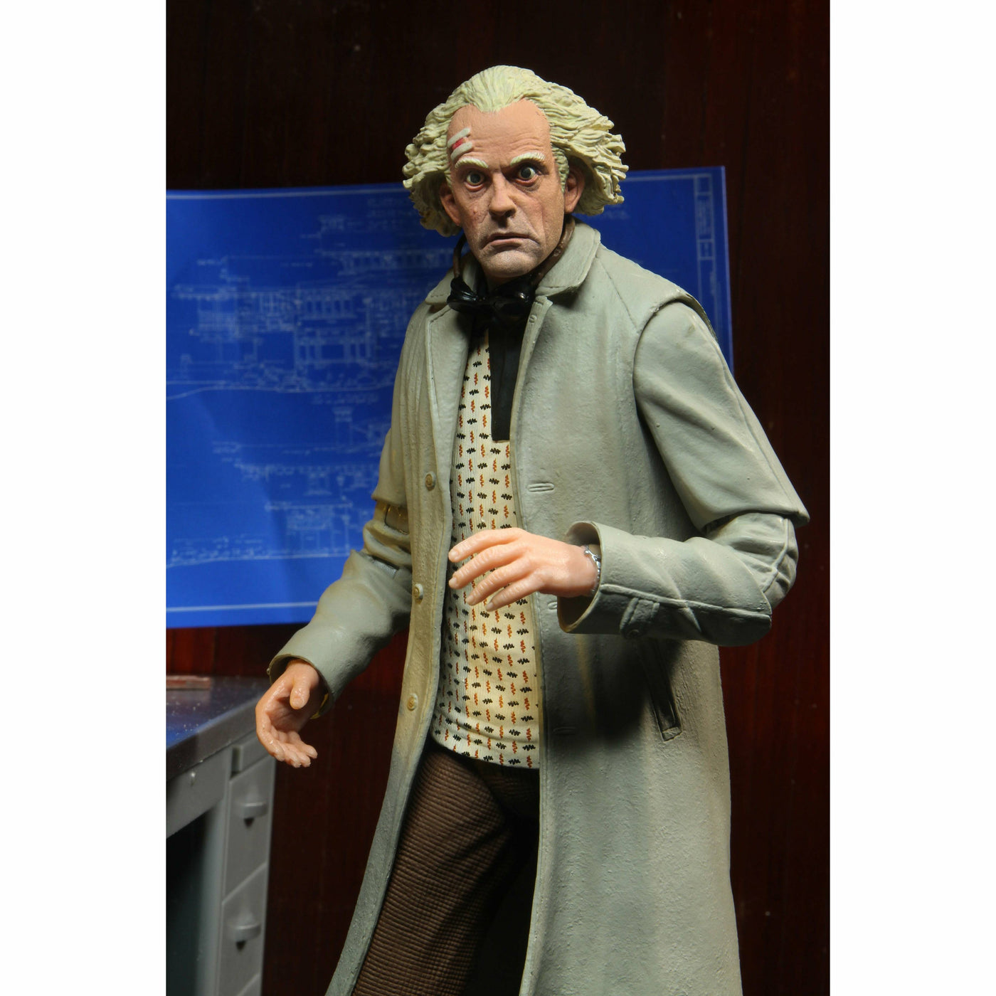 NECA Back to the Future 7" Scale Action Figure - Ultimate Doc Brown (1955) by MyHackerTech