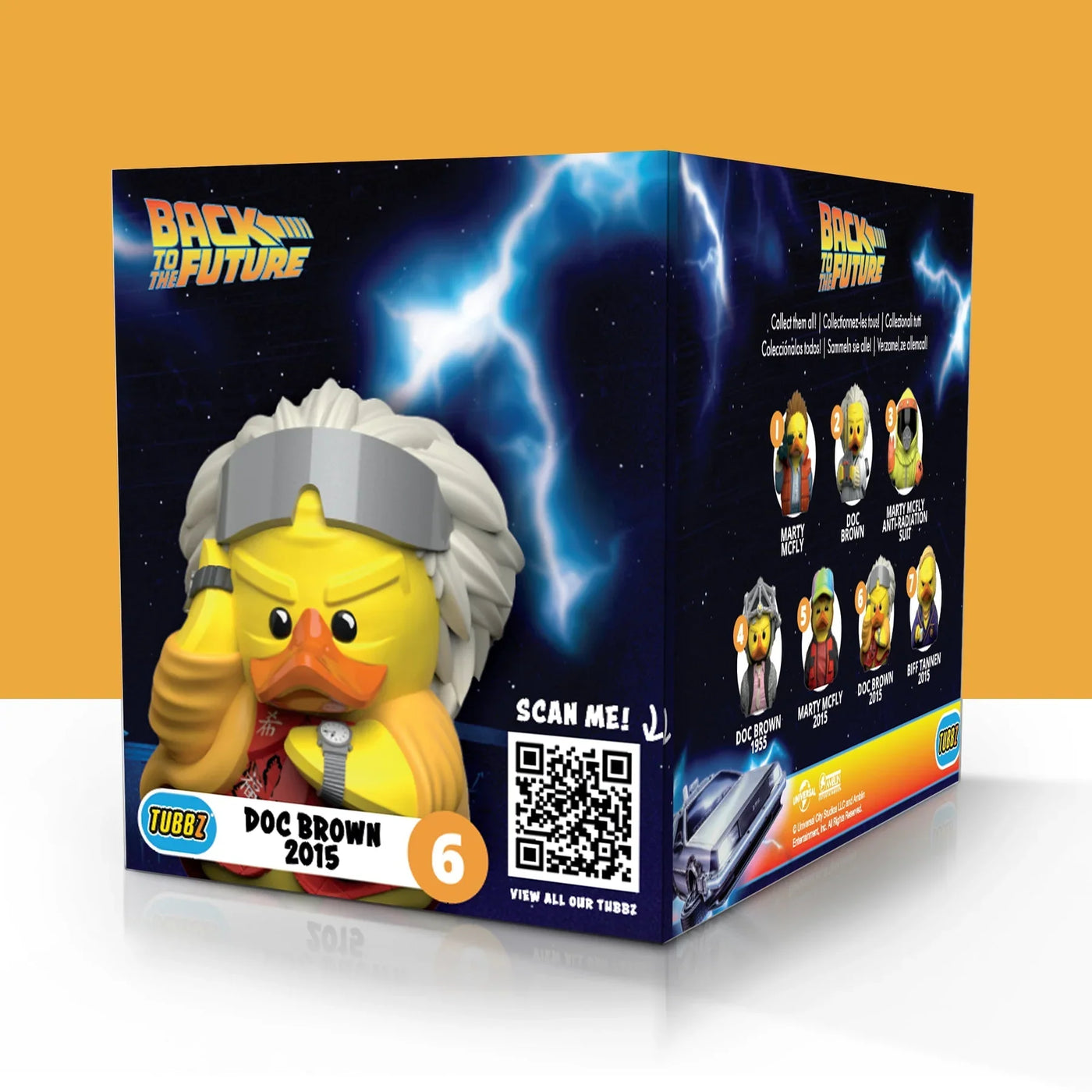 Back to the Future Part II Doc Brown 2015 TUBBZ Cosplaying Duck (Boxed Edition) by MyHackerTech