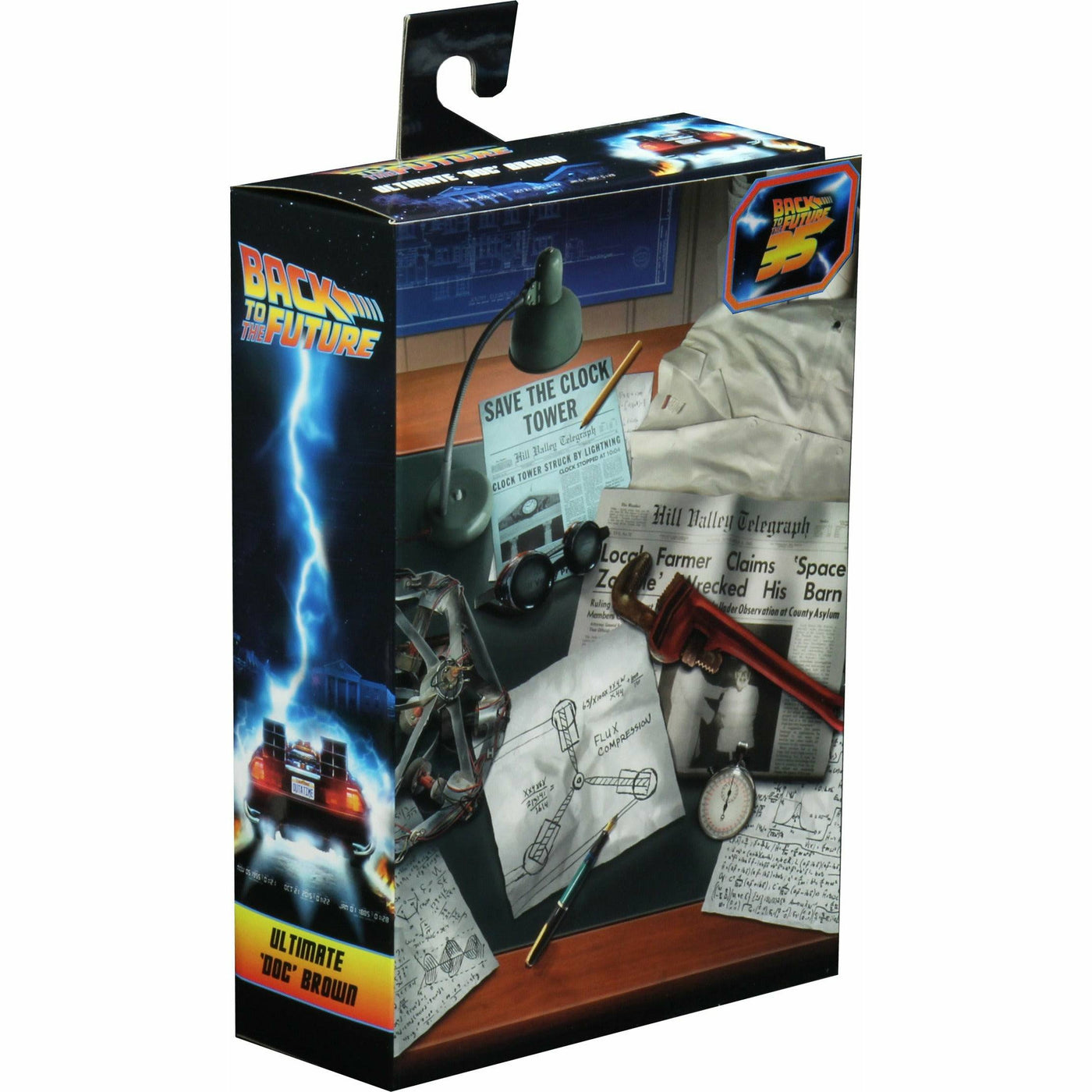 NECA Back to the Future 7" Scale Action Figure - Ultimate Doc Brown (1955) by MyHackerTech