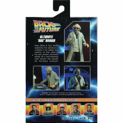 NECA Back to the Future 7" Scale Action Figure - Ultimate Doc Brown (1955) by MyHackerTech