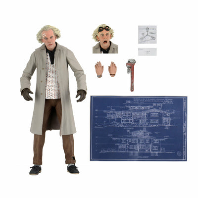NECA Back to the Future 7" Scale Action Figure - Ultimate Doc Brown (1955) by MyHackerTech