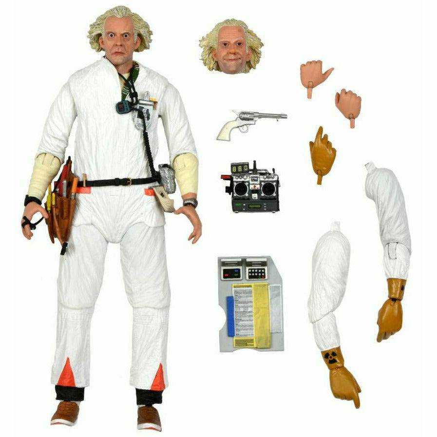 NECA Back to the Future 7" Scale Action Figure - Ultimate Doc Brown (1985 "Hazmat Suit") by MyHackerTech