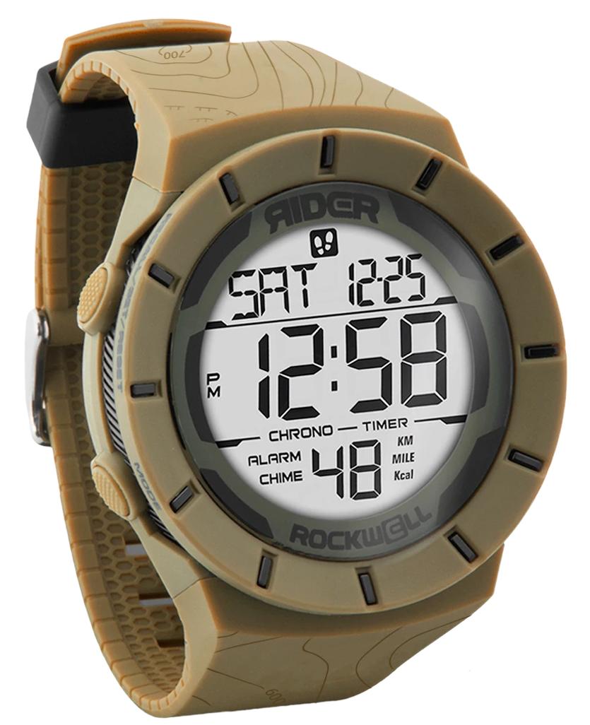Coliseum Fit™ Elevation Edition (Tan/Black) Watch by MyHackerTech