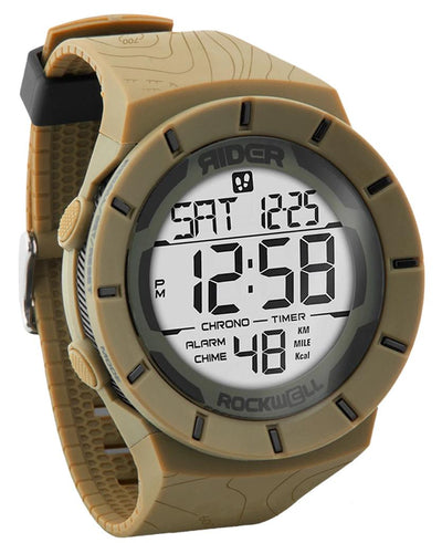 Coliseum Fit™ Elevation Edition (Tan/Black) Watch by MyHackerTech