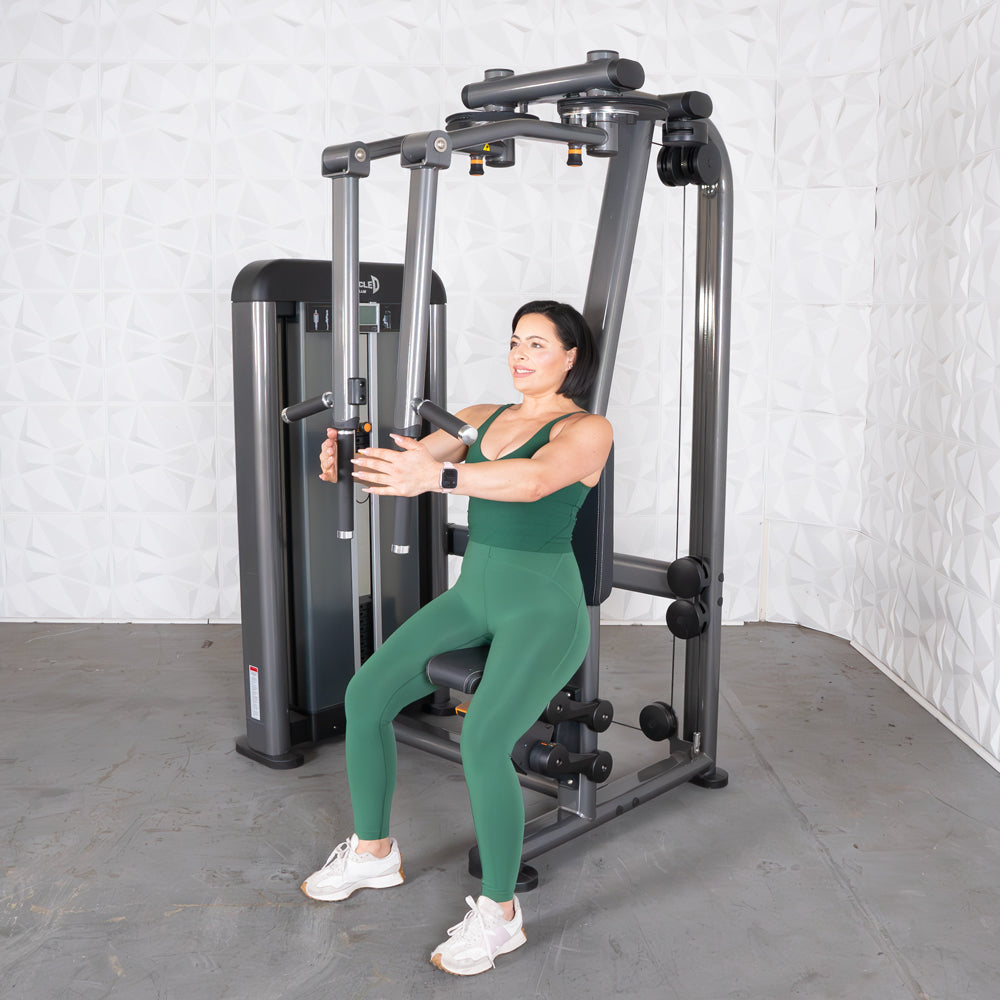 Elite Plus Pec Deck Rear Delt Machine | Muscle D Fitness by MyHackerTech