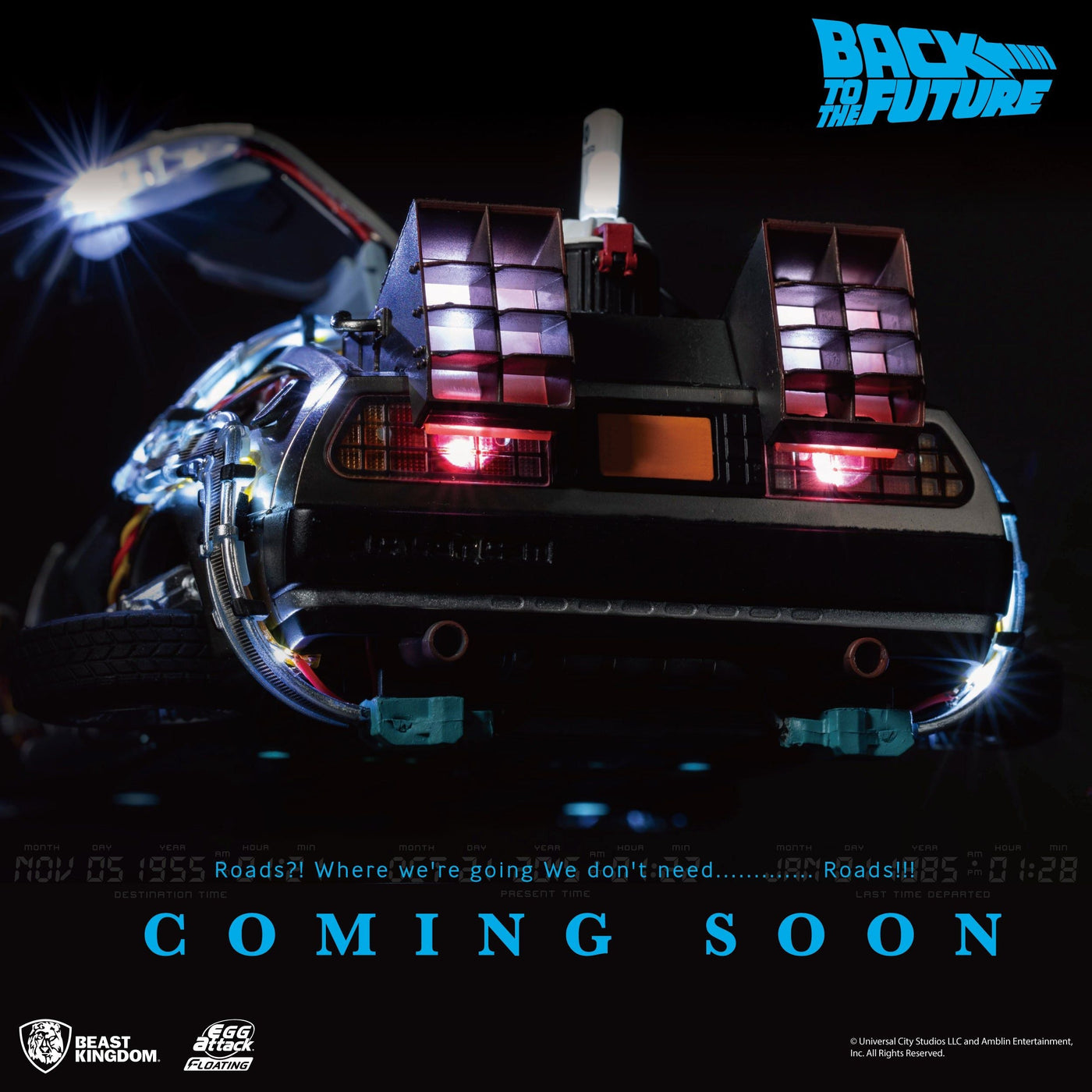Back to the Future Part II Floating DeLorean Time Machine (Deluxe Edition) by MyHackerTech