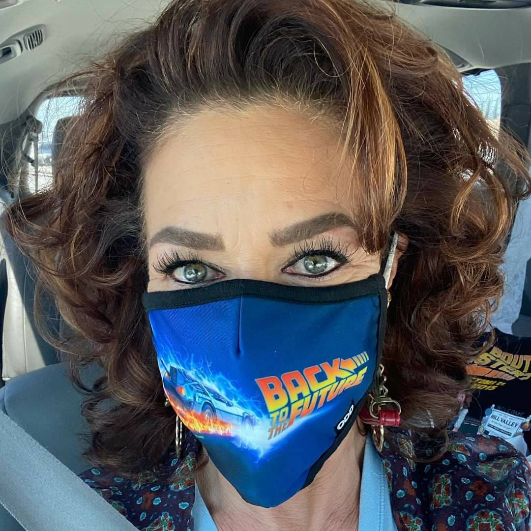 Back to the Future Adult Face Mask by MyHackerTech