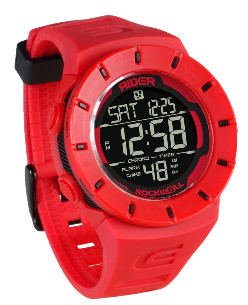 Coliseum Fit™ Forum (Red/Black) Watch by MyHackerTech