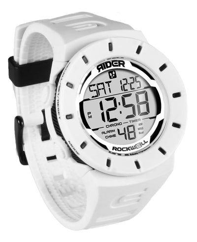 Coliseum Fit™ Forum (White/Black) Watch by MyHackerTech