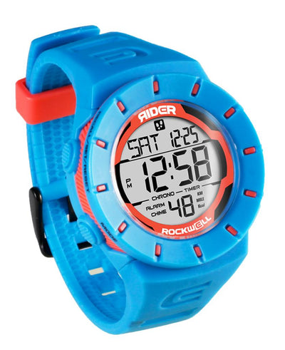 Coliseum Fit™ Forum (Shark Blue/Orange) Watch by MyHackerTech
