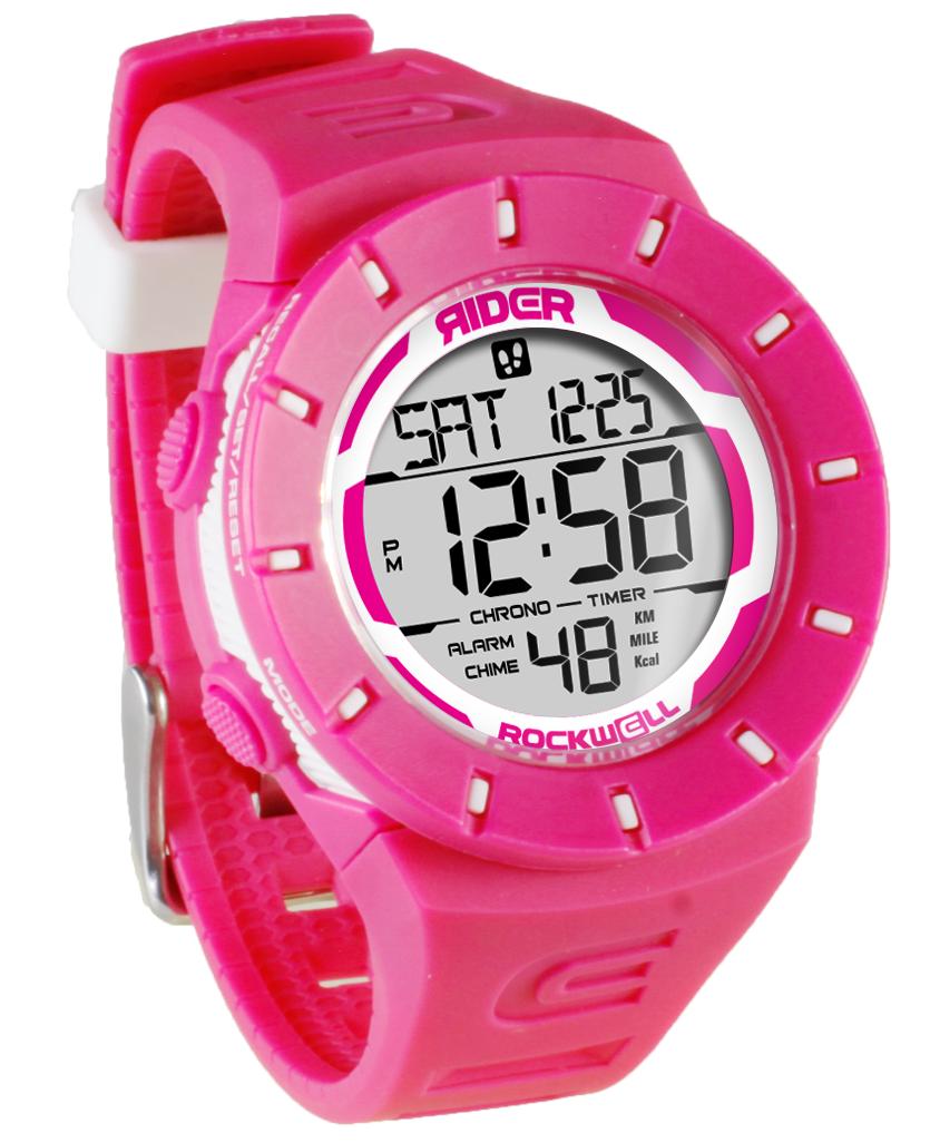 Coliseum Fit™ Forum (Pink/White) Watch by MyHackerTech