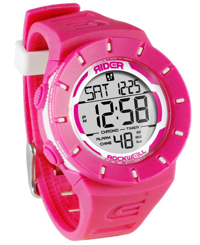 Coliseum Fit™ Forum (Pink/White) Watch by MyHackerTech