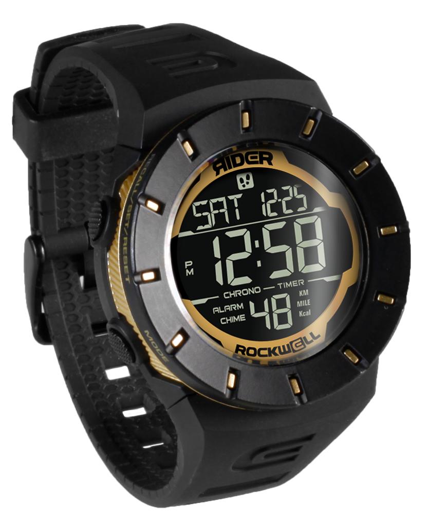 Coliseum Fit™ Forum (Black/Gold) Watch by MyHackerTech