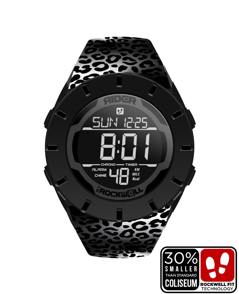 Coliseum Fit™ Forum - Cheetah Edition (Phantom Black) Watch by MyHackerTech